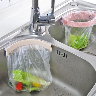 【啊白娟娟優品】AB-JJ✨日式吸盤式垃圾袋架 廚房水槽夾式垃圾架 置物架 創意垃圾袋掛架