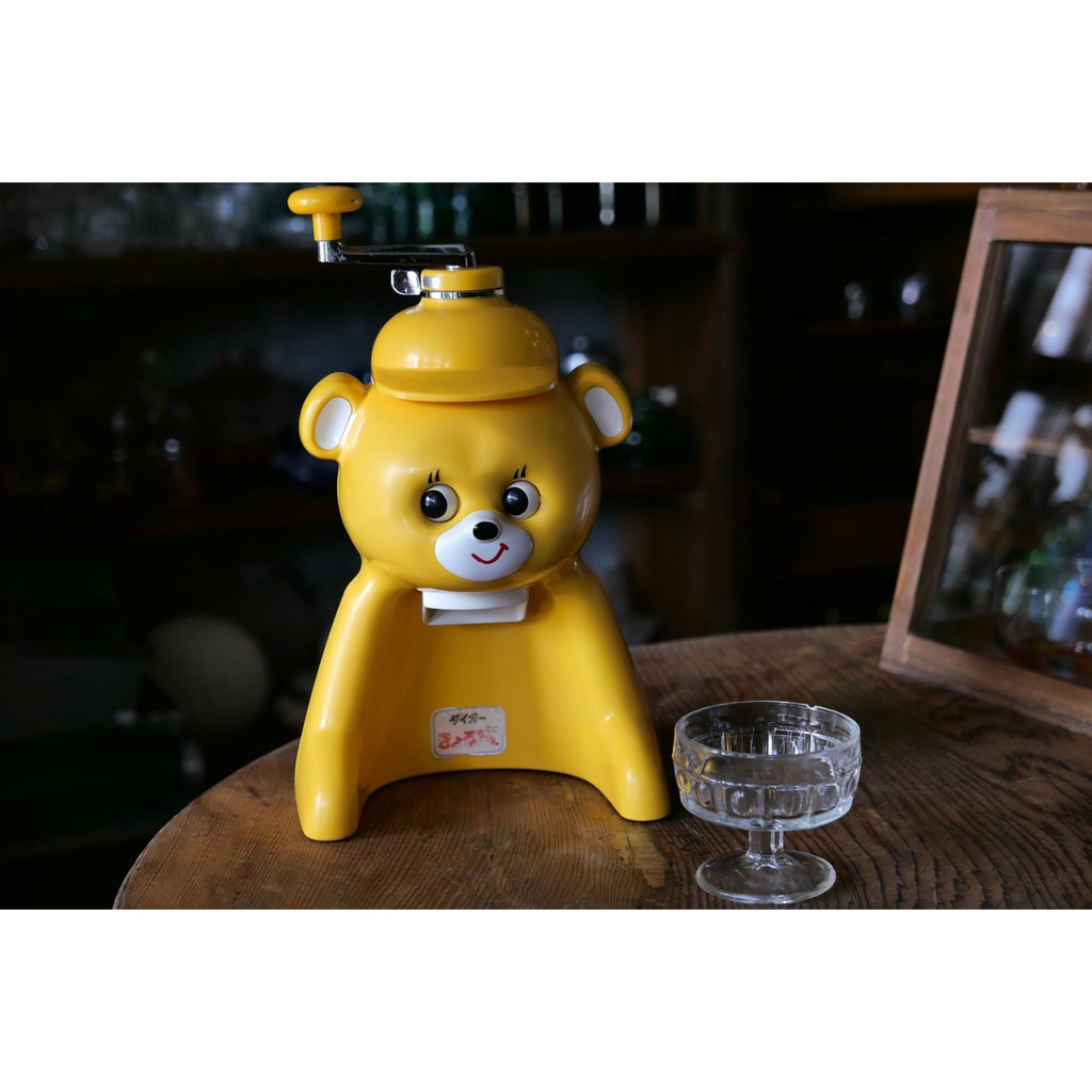 日本 昭和 魔法瓶 かき氷機 時代物 TIGER 虎牌 小熊 剉冰機 刨冰 商空設計 情境佈置