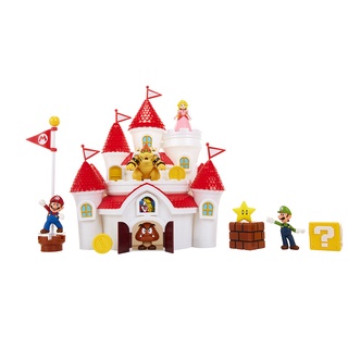 任天堂2.5吋豪華蘑菇王國城堡 Nintendo Mario 正版 振光玩具