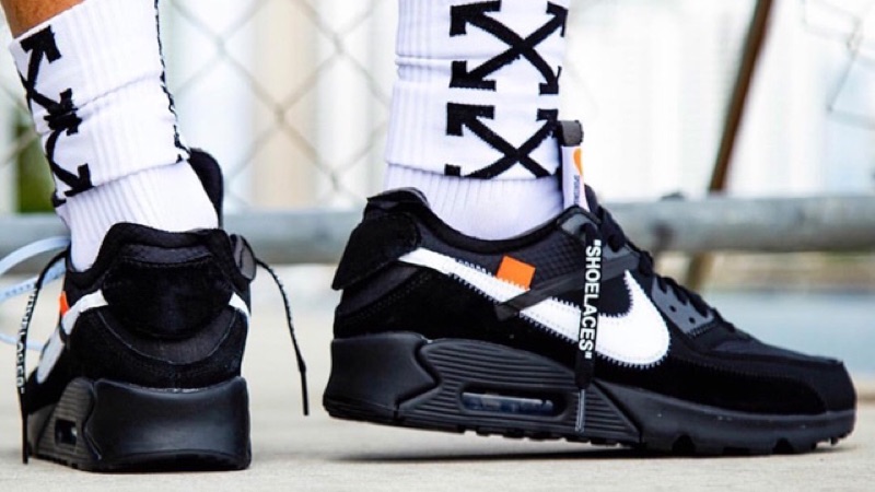 nike air max 90 off black