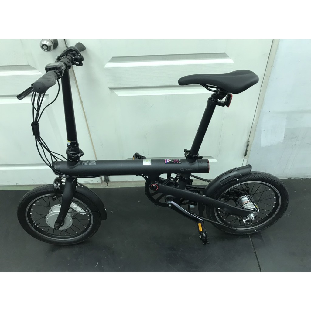 QiCYCLE騎記電助力折疊自行車(全新)黑色