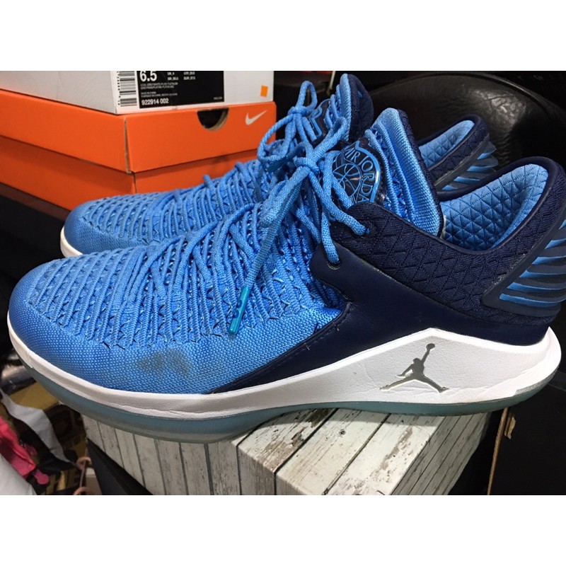 NIKE JORDAN 32 10.5 28cm 北卡藍 二手 便宜賣 2200元