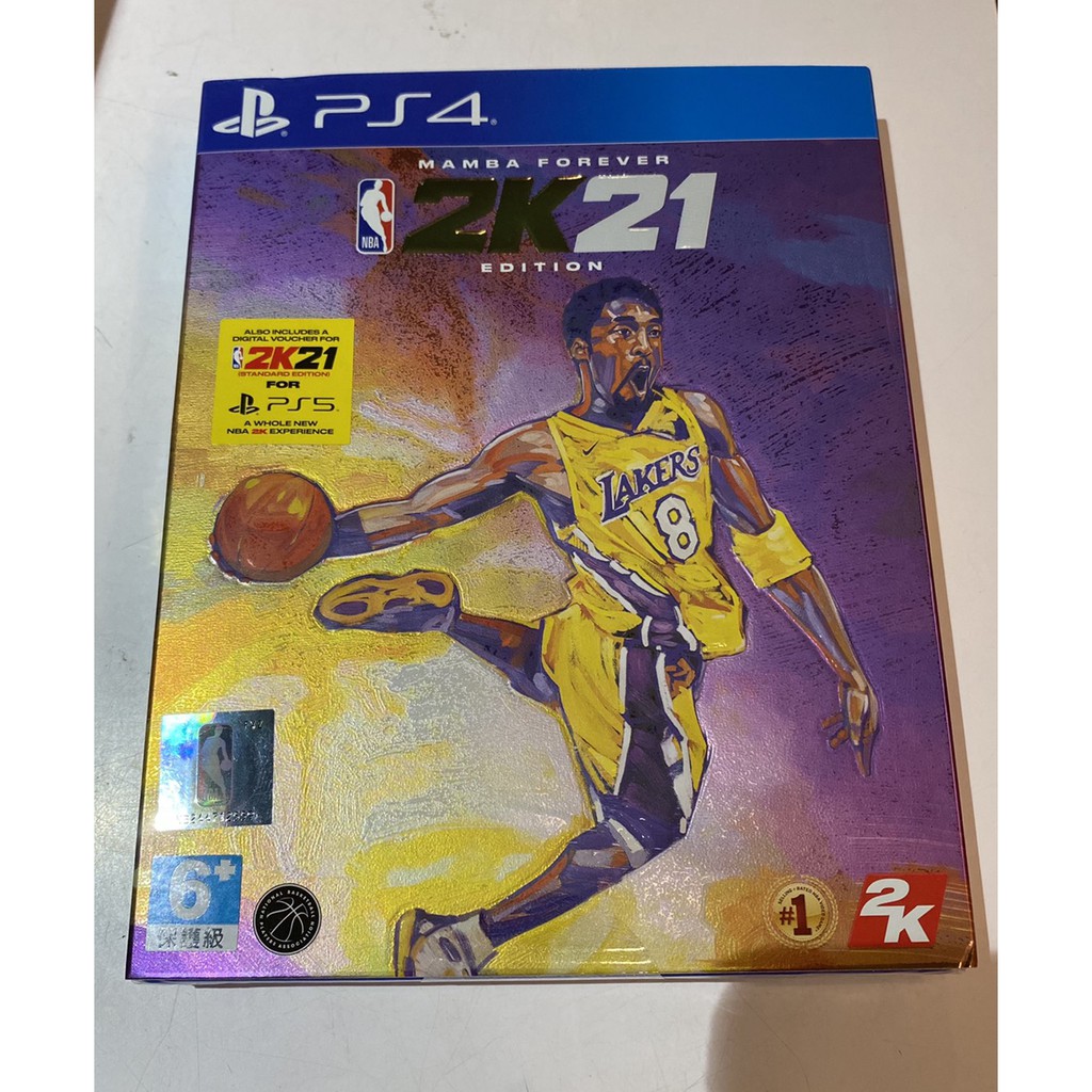 &lt;譜蕾兒電玩&gt;(全新現貨) PS4 NBA 2K21 中文版 永懷曼巴版