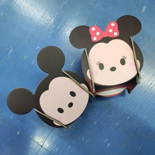 正版授權 迪士尼 TSUM TSUM 硬紙板造型 置物架 米奇 米妮 收納盒 筆筒 加加