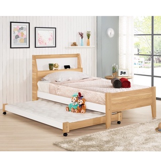 【全台傢俱】CM-24 卡爾 3.5尺 / 5尺 USB插座床架 (可調高低、可加購子床) 子母床