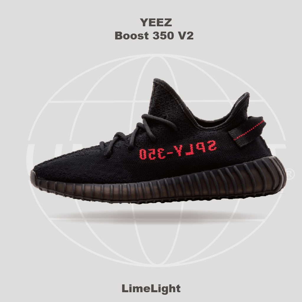 ☆LimeLight☆ 現貨 Adidas Yeezy 350 V2 SPLY-350 黑紅 黑底紅字 CP9652