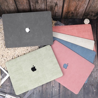 磨砂皮 保護殼 亞麻紋 MacBook Pro A2289 A2251保護套 Mac air 2020A2179 鏤空殼