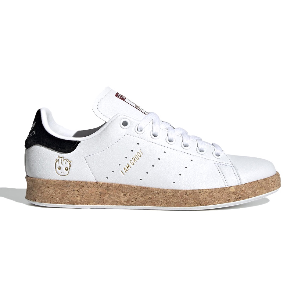 Adidas Stan Smith W 女 白 漫威 格魯特 葛摩菈 軟木塞 運動 休閒鞋 GZ5989