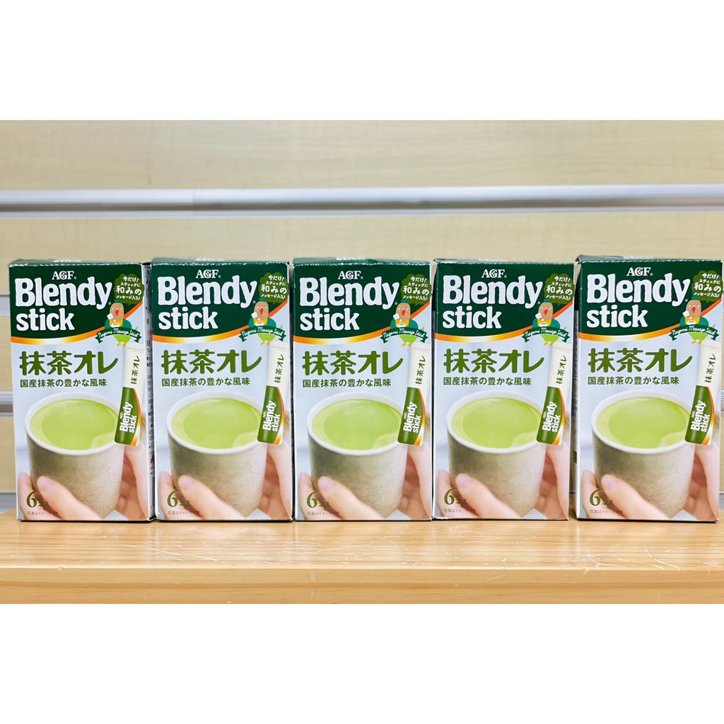 日本空運 現貨在台🇯🇵AGF Blendy Stick 抹茶拿鐵 抹茶歐蕾/日東 紅茶 皇家 奶茶 北海道全乳粉100%