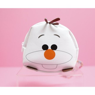 【Dona日貨】日本正版 迪士尼tsum冰雪奇緣雪寶大頭造型 小物包/收納包/零錢包 C67