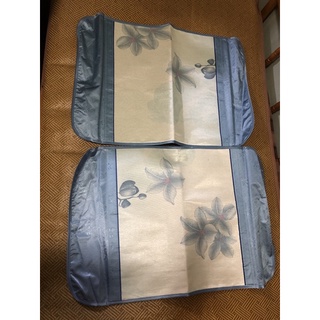 2入草蓆藍色枕頭套/枕頭套/寢具/床/枕套