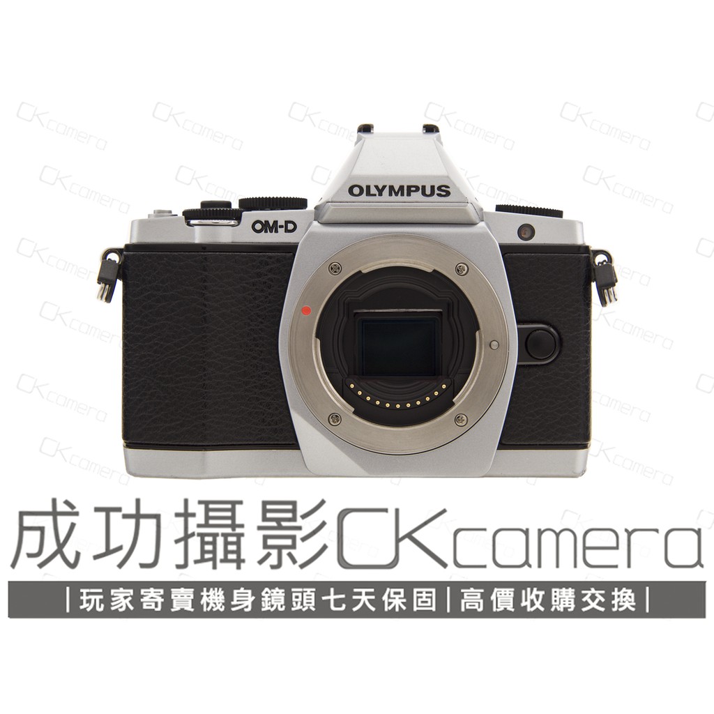 成功攝影olympus Om D E M5 Body 銀中古二手1600萬像素m4 3 五軸機身防震保固七天 蝦皮購物