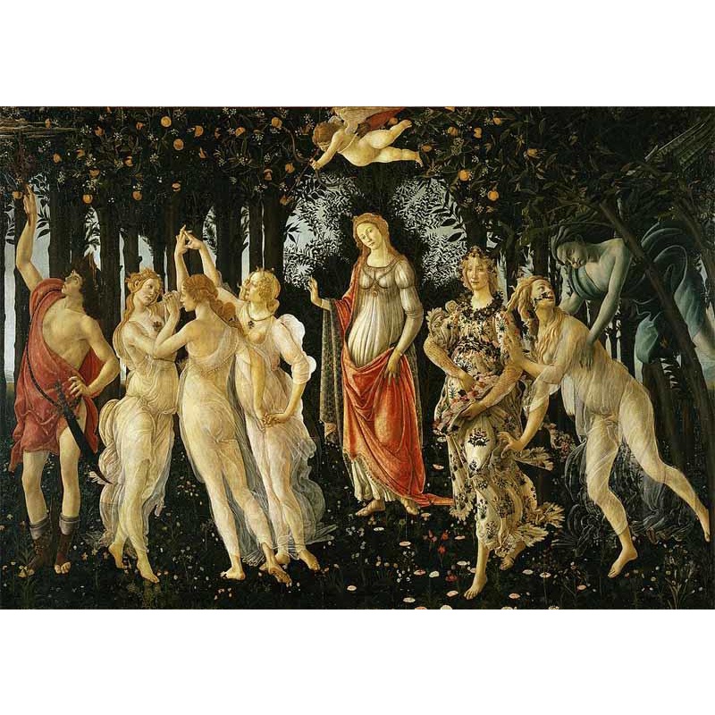 26083 1500片歐洲進口拼圖 Ric 名畫 春 波提且利 Sandro Botticell