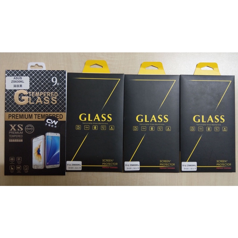 【ASUS 華碩】【ZenFone 6】【ZS630KL】【9H保護貼X4】9H 滿版 鋼化 保護貼，一起販售，統包出售
