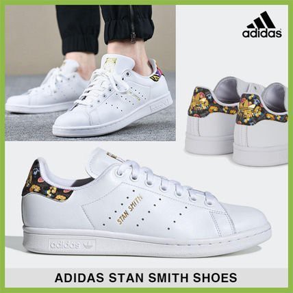 Adidas Stan Smith 女鞋白花卉愛迪達金標滑板鞋休閒鞋EF1481 | 蝦皮購物