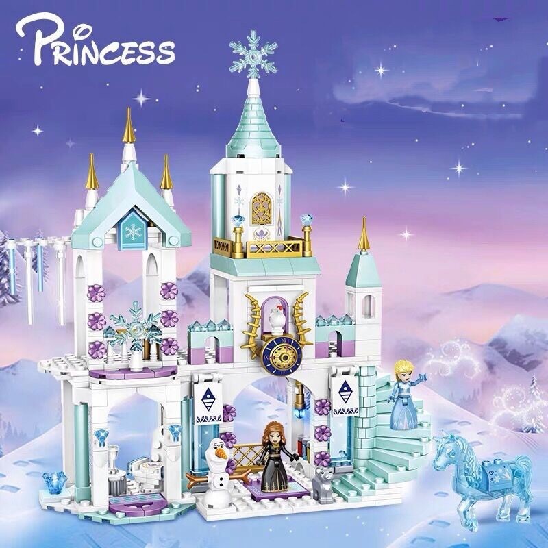 兼容樂高女孩冰雪奇緣公主別墅房子城堡兒童5-12歲拼裝小魯班玩具