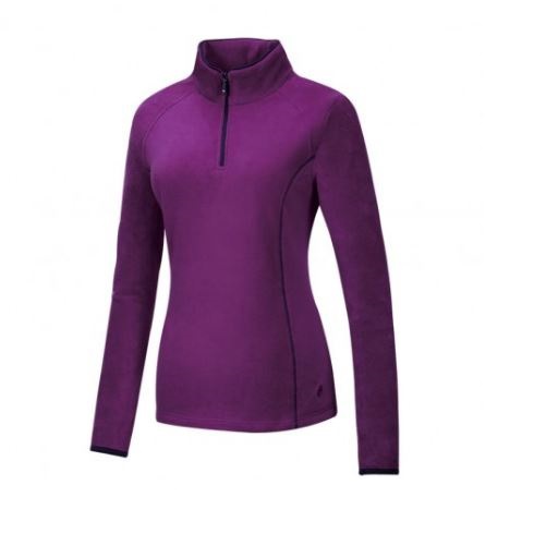 【Mountneer 山林】女款雙刷雙搖保暖上衣32F02-93紫羅蘭色 保暖舒適/發熱衣/爬山/登山/野雁戶外