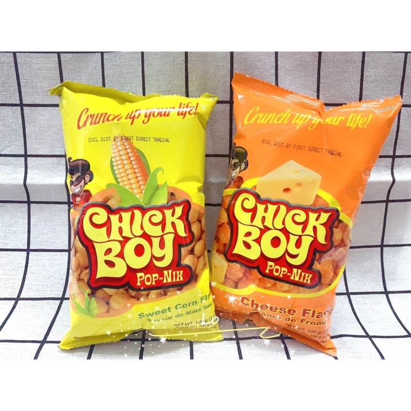 菲律賓🇵🇭 Chick boy 炸玉米 餅乾 100克