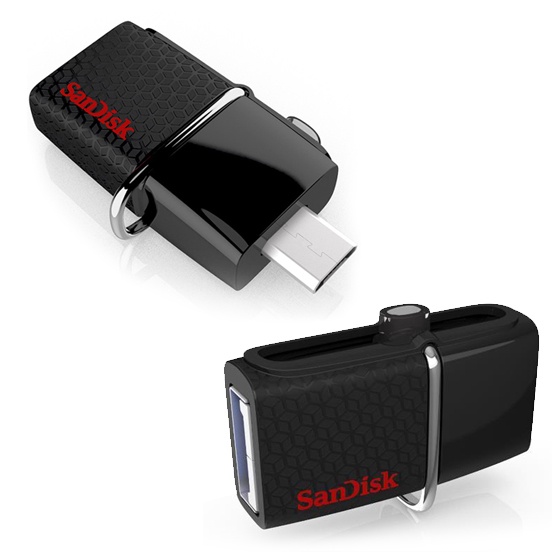 【台灣保固】SanDisk Ultra 16G 32G 64G USB 3.0 雙用隨身碟 Micro USB 安卓適用