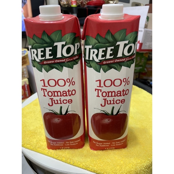 拆賣一瓶79元Tree Top 樹頂 100% 純番茄汁 1公升 X 6入