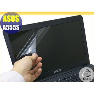 【Ezstick】ASUS A555S 燦坤機 專用 靜電式筆電LCD液晶螢幕貼 (可選鏡面或霧面)