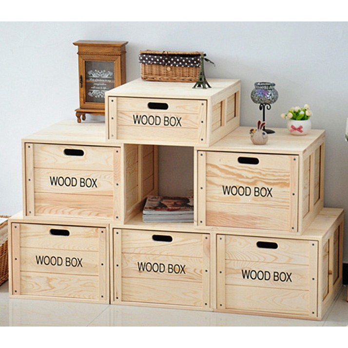 日雜 簡約風 實木抽屜櫃 質感單層格置物箱 1層抽屜盒 1格收納盒 儲物箱 木製整理箱 原木箱 衣物箱 木櫃 收納抽屜箱