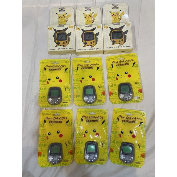 任天堂 寶可夢中心 神奇寶貝 皮卡丘計步器 非 數碼寶貝 怪獸對打機 電子雞（含盒裝、說明書）（現貨）