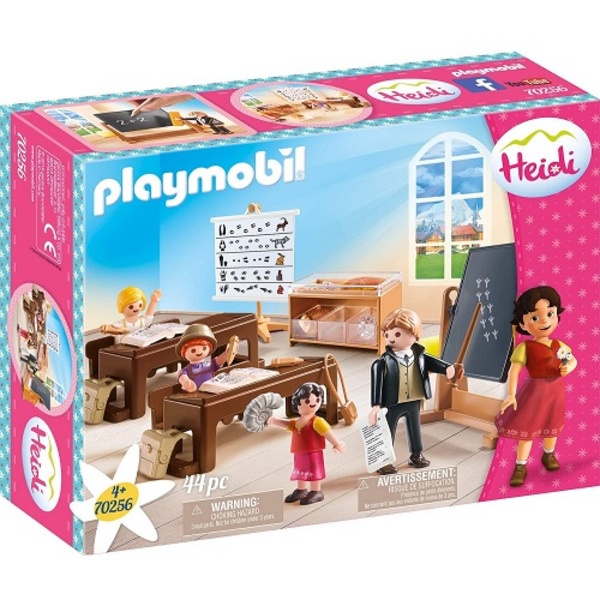 playmobil 70256 德國摩比與阿爾卑斯山少女聯名Heidi-海蒂與學校-居家防疫必備玩具 重溫到校時光
