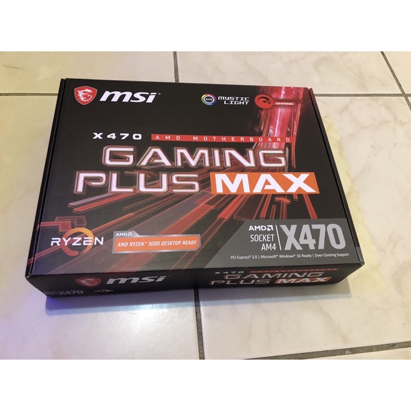 Msi微星  X470 GAMING PLUS MAX 主機板 電腦主機板 ATX AMD腳位 AM4