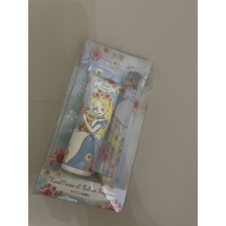 日本迪士尼 愛麗絲護手霜 滾珠香水組合