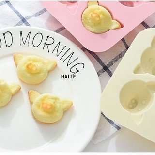HALLE*4連小豬矽膠模A1