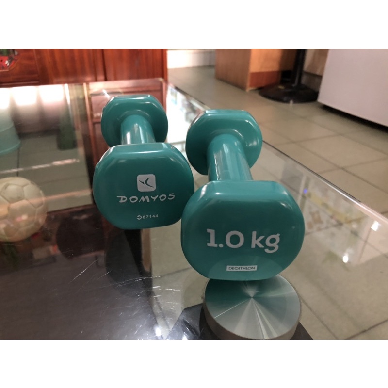 二手 迪卡儂 Domyos健身啞鈴 1 kg*2