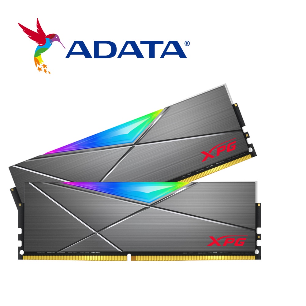 ADATA 威剛 XPG D50 16GBx2 DDR4 3200 RGB 灰 RAM記憶體