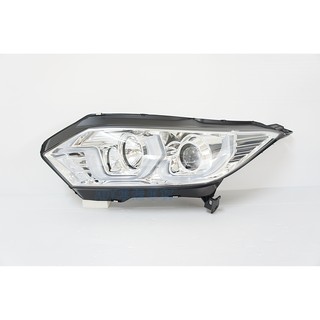 ~~ADT.車燈.車材~~HONDA HRV 2016 2017 雙U導光 DRL LED 燈眉 銀底魚眼大燈