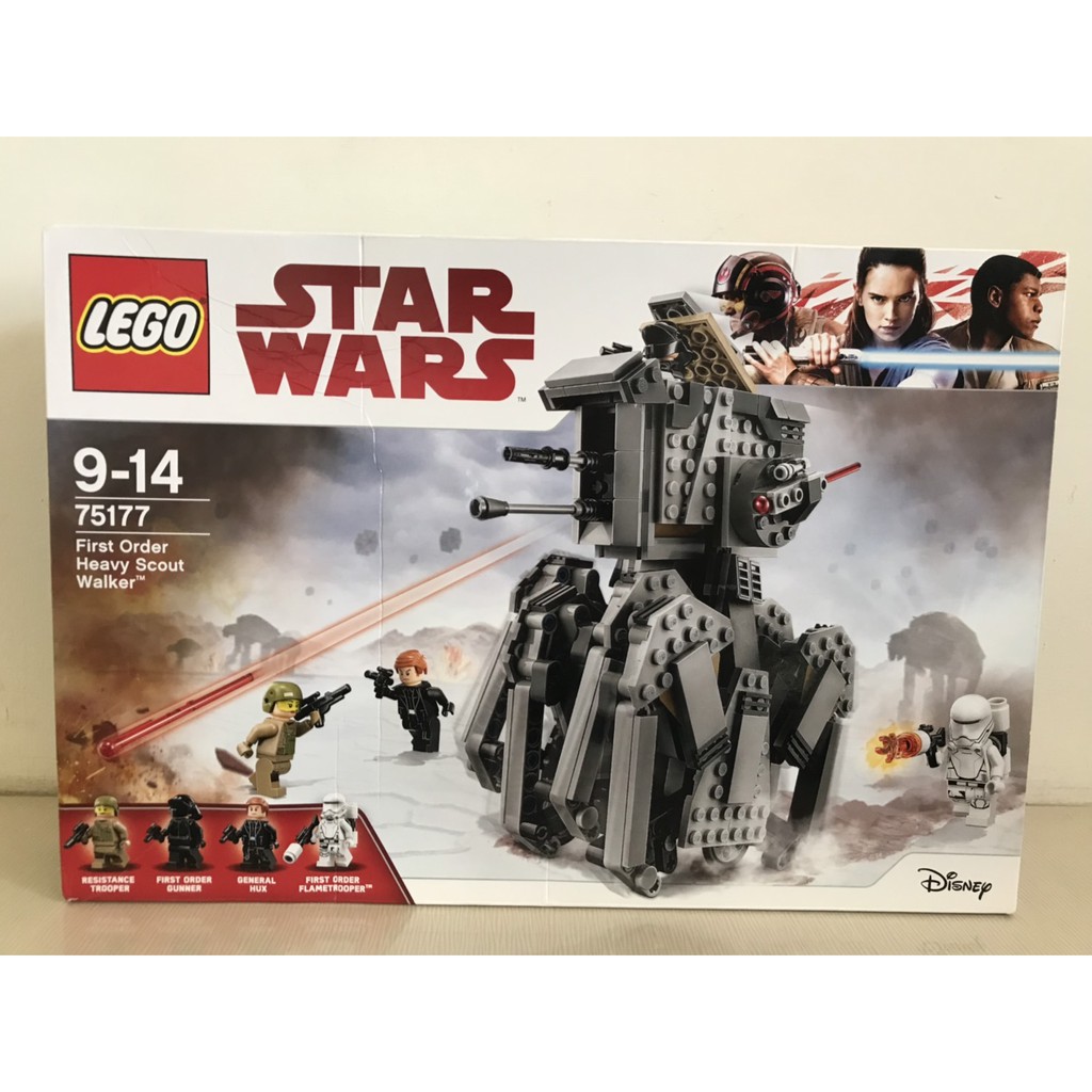 LEGO 星戰系列 LEGO 75177 第一軍團重型偵查走獸 STAR WAR 正面壓盒便宜出清