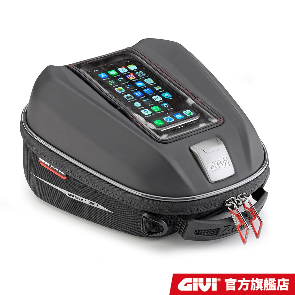 【GIVI】ST611B 扣環式快拆油箱包 6L 附防雨罩 台灣總代理