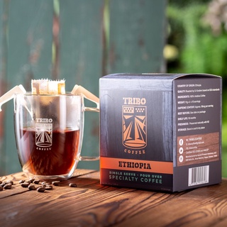 TRIBO COFFEE - 衣索比亞 • 西達摩│淺焙(濾掛式咖啡 5入; 10入盒裝) /咖啡掛耳包