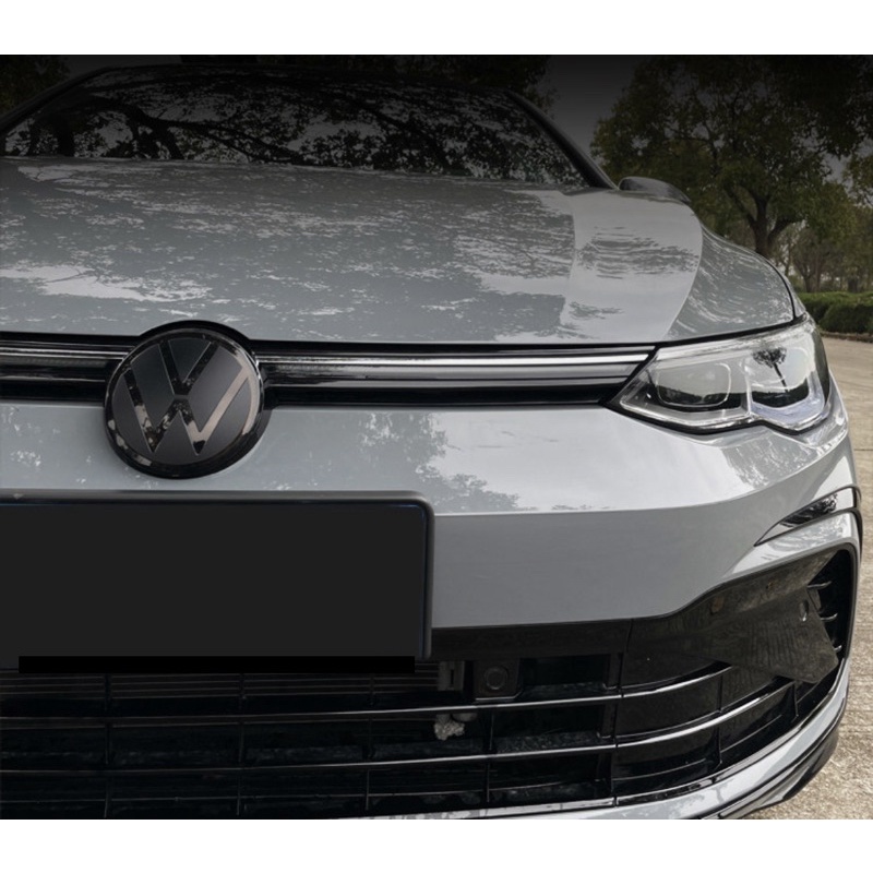 ♣️RH電油車精品♣️ Golf 8 車標 前車標誌 後車標誌 GTI VW Mark 消光黑 亮黑 黑化