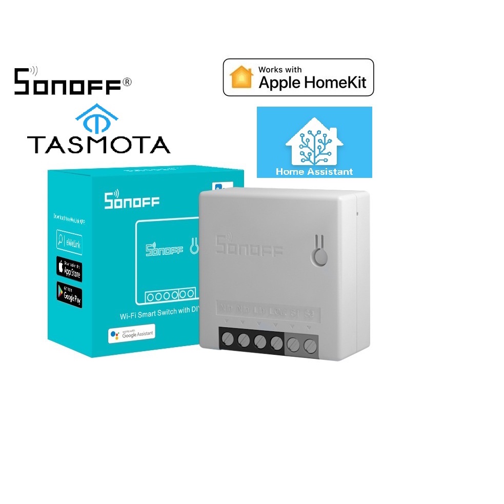 Sonoff  Mini R2原廠＆Tasmota版可接入Home Assistant HOMEKIT『有現貨』