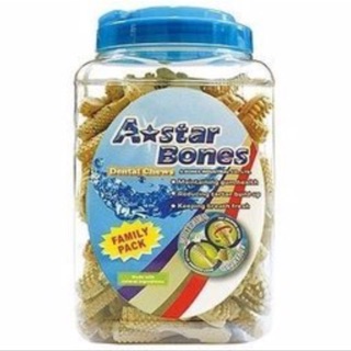 A*STAR-Bones多效亮白雙刷頭潔牙骨 1900+-5%超大桶 SS/S/m桶裝