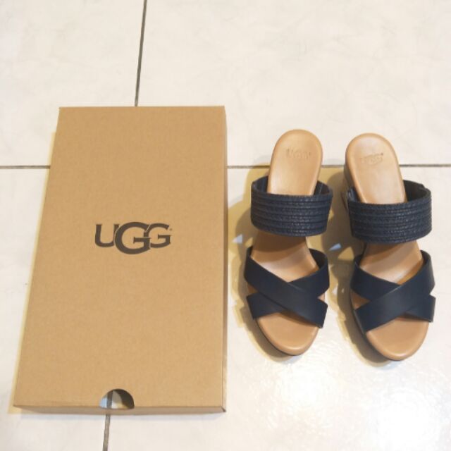 UGG 特色楔型涼拖鞋