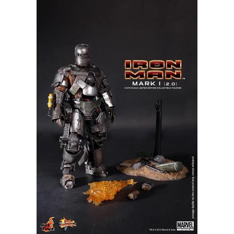 野獸國 Hot Toys – MMS168 –《 鋼鐵人 》1/6比例 馬克1 東尼史塔克 非 MMS80 MMS605