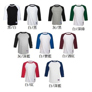【HOMIEZ】CHAMPION【T137】Raglan Baseball 七分袖 T137 長TEE 9色