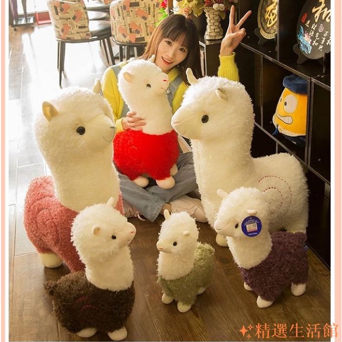 廠家直銷🥇羊駝 寶寶 小孩 生日禮物 交換禮物 草泥馬 綿羊公仔 絨毛玩具 可愛小羊 抱枕 娃娃 兒童玩偶