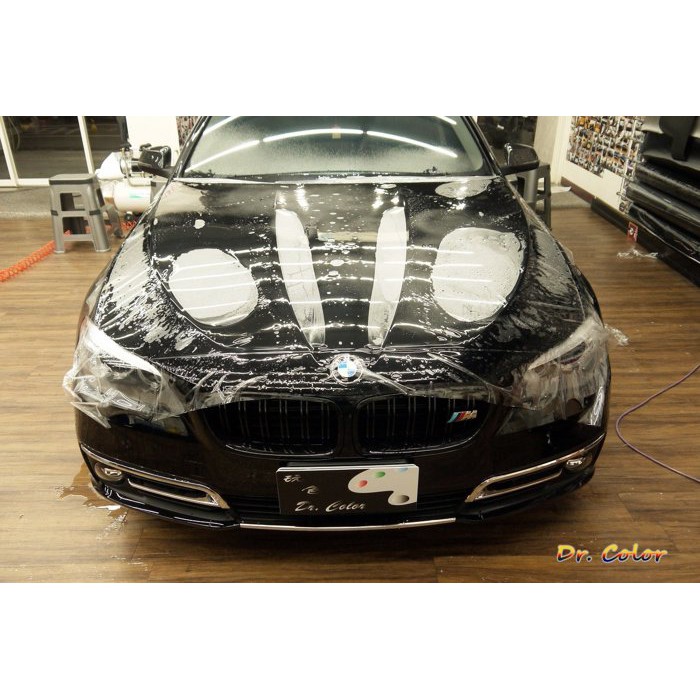 Dr. Color 玩色專業汽車包膜 BMW 528i 細紋自體修復透明犀牛皮_引擎蓋 / 車頂 / 門碗