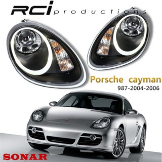 PORSCHE CAYMAN 987 類991 導光式樣 保時捷 大燈組 原廠HID對應