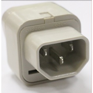 臺灣製造 KWA-320 旅行轉接頭 2P+E 接地型 電腦主機3P電源專用 萬國通用插座 品質優越 桌機電源轉接