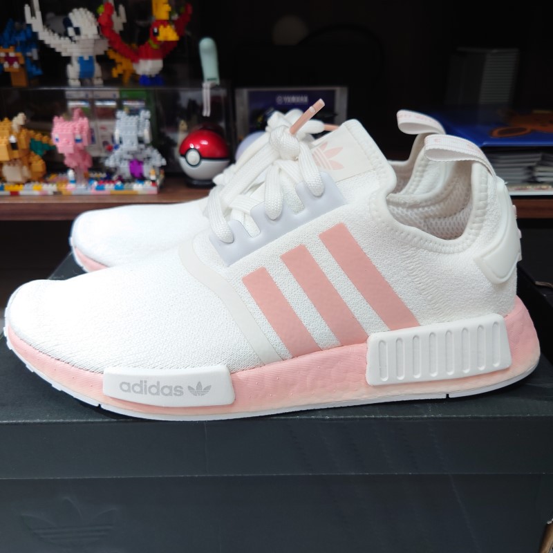 【小八】adidas NMD R1 W White Vapour Pink 白 淡粉 FW7580