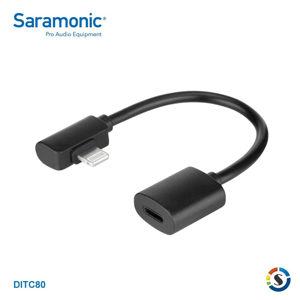 Saramonic楓笛 DITC80 音源轉接線(Lightning設備適用)