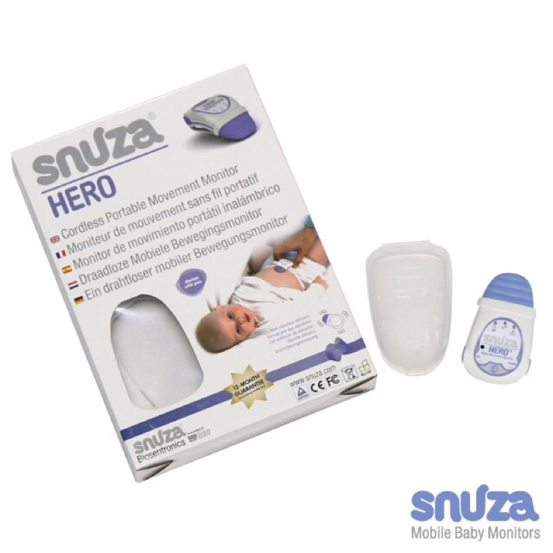 Snuza hero嬰兒呼吸動態監測器(保固內）
